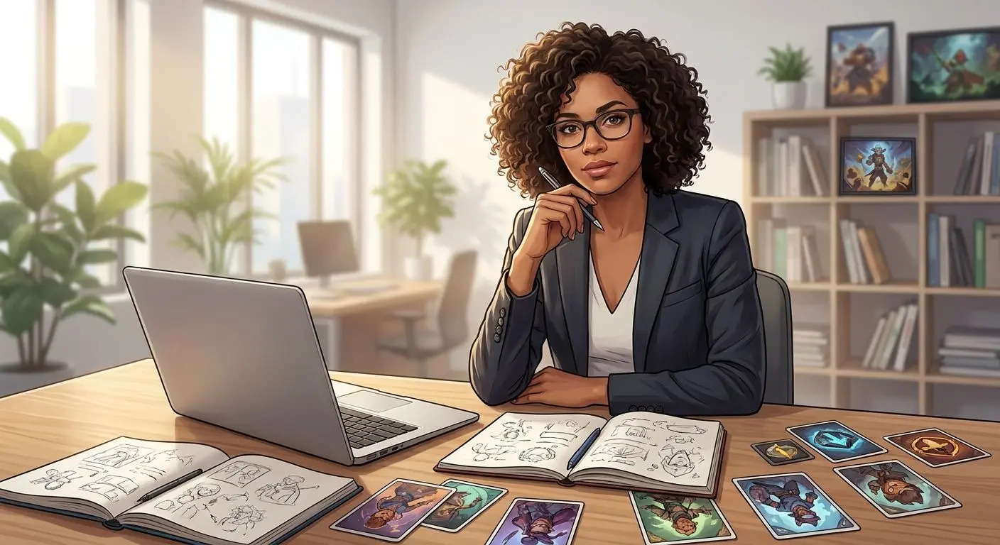 About the author illustration Editorial author illustration for blackjack guide