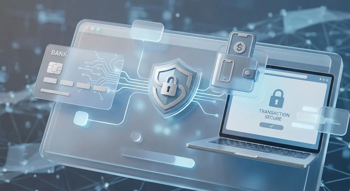 Secure online payments illustration